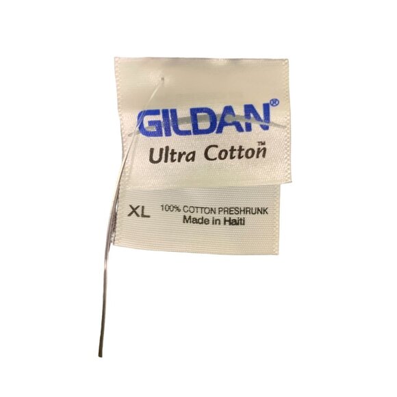 Gildan Ultra Cotton XL T-Shirt With Hilarious "Sailing Through Life" Graphic Cha - Picture 4 of 5